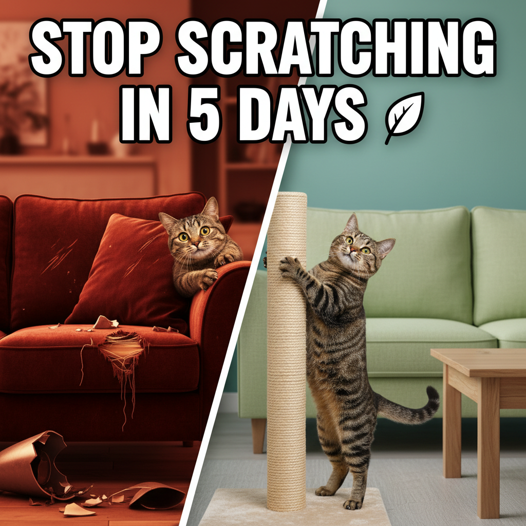 Stop Your Cat From Scratching Furniture - 5 Day Fix